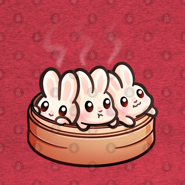 Steamed Buns - Steamer Basket Bunnies by Sammy Doo